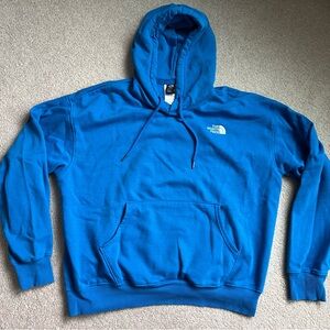 Like new, The North Face Men's Oversized Blue Hoodie